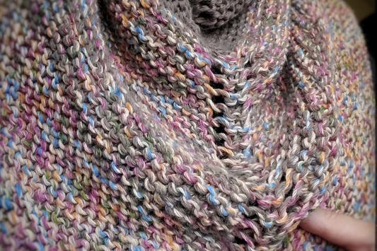 Easy peasy stash busting shawl