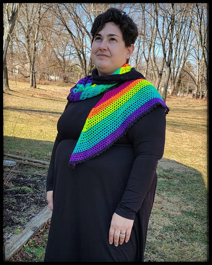 The Rainbow Connection Shawl *PDF PATTERN ONLY*