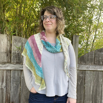 The Rainbow Connection Shawl *PDF PATTERN ONLY*