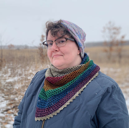 The Rainbow Connection Shawl *PDF PATTERN ONLY*