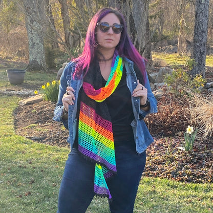 The Rainbow Connection Shawl *PDF PATTERN ONLY*